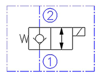 shema elektromagnentno ventila